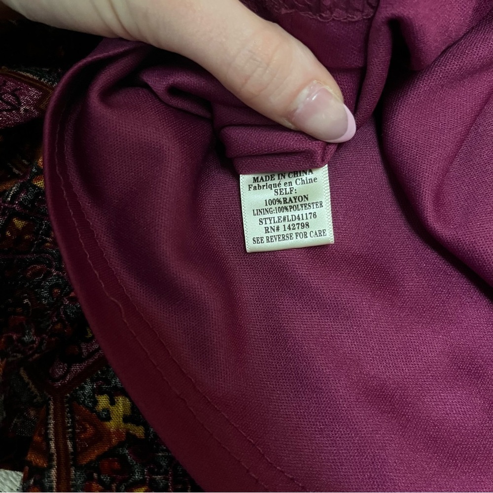 NWT love riche long sleeve ruffle mini dress with back cut out size medium - Picture 8 of 8